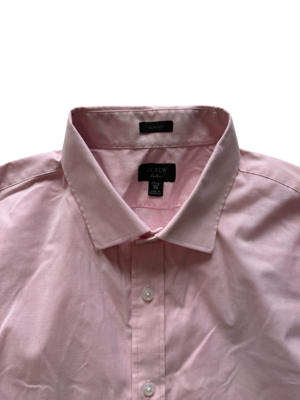 J. Crew Factory Classic Light Pink Button-Down Shirt